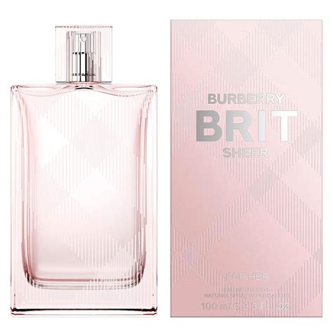 burberry brit sheer top notes|Burberry Brit sheer 100ml price.